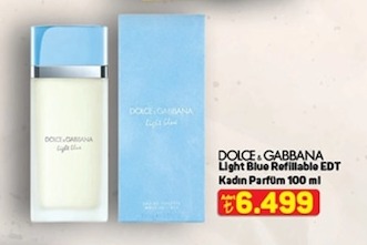 Dolce & Gabbana Light Blue Refillable Edt Kadın Parfüm 100 Ml