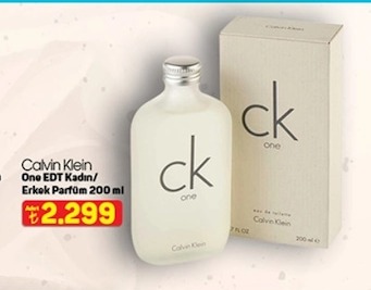 Calvin Klein One Edt Kadın / Erkek Parfüm 200 Ml