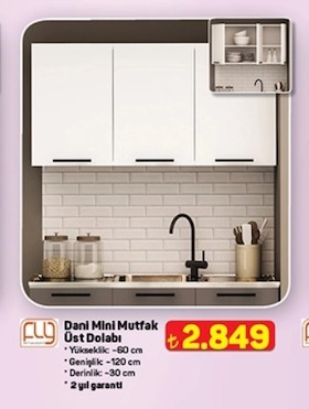 Dani Mini Mutfak Üst Dolabı