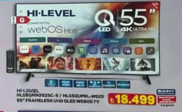 Hi-Level Q55 Led 4K Ultra Hd Webos Tv