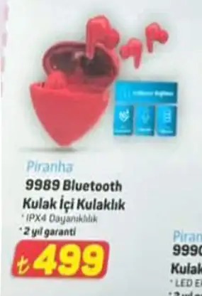 Piranha 9989 Bluetooth Kulak İçi Kulaklık