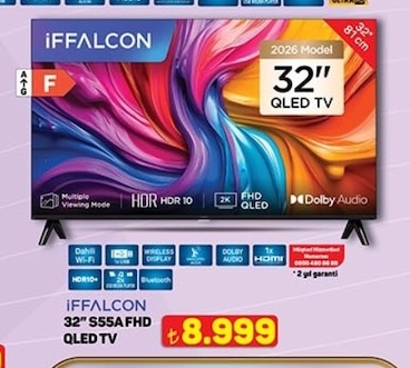 İffalcon 32" S55A Fhd Qled Tv