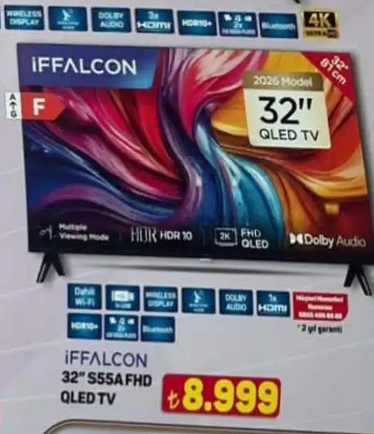 İffalcon 32" S55A Fhd Qled Tv