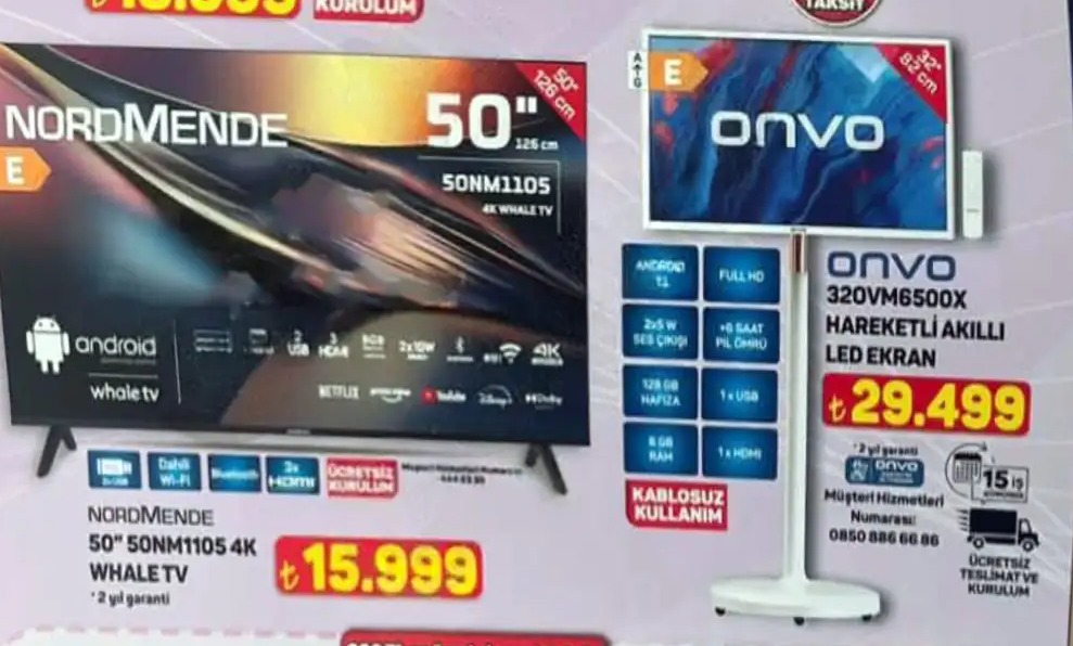 Nordmende 50" 50Nm1105 4K Whale Tv