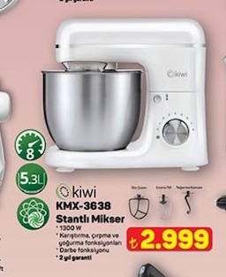 Kiwi Kmx-3638 Stantlı Mikser