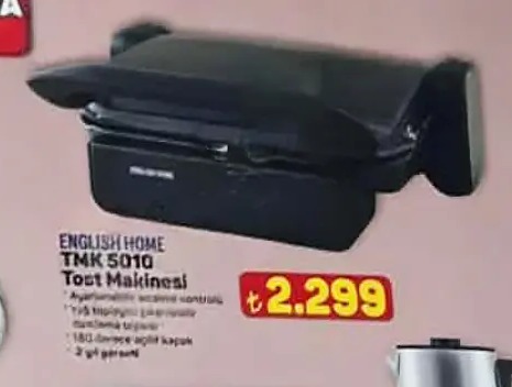 English Home Tmk 5010 Tost Makinesi