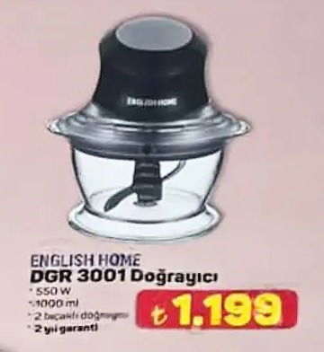 English Home Dgr 3001 Doğrayıcı