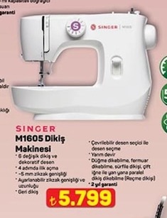 Singer M1605 Dikiş Makinesi