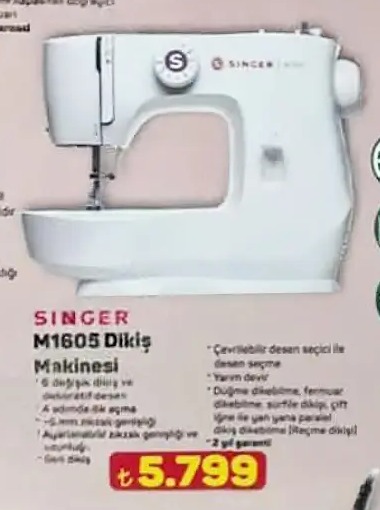Singer M1605 Dikiş Makinesi