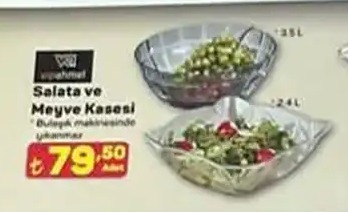Vialı Salata Ve Meyve Kasesi