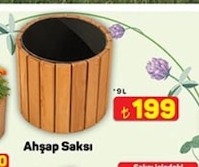 Ahşap Saksı 19L