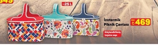 İzotermik Piknik Çantası 25 L