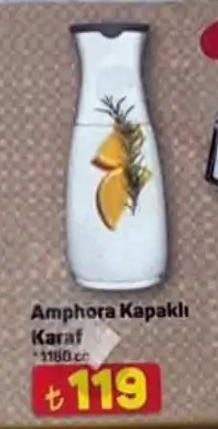 Amphora Kapaklı Karaft (1180 Cc)