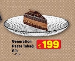 Generation Pasta Tabağı 6'Lı * 15 Cm