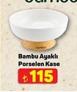 Bambu Ayaklı Porselen Kase