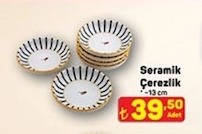 Seramik Çerezlik 3 Adet