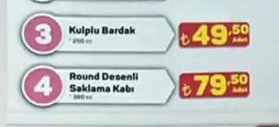 Kulplu Bardak 250 Cc