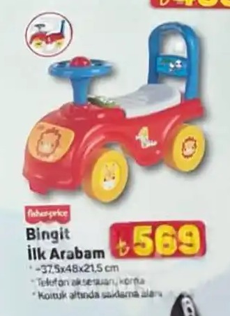 Fisher-Price Bingit İlk Arabam