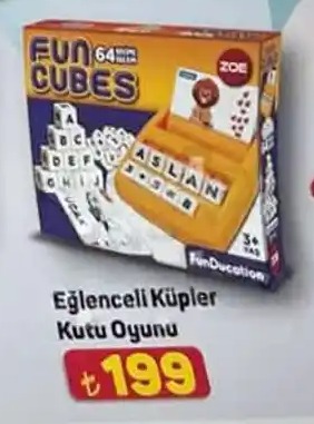 Fun Cubes Eğlenceli Küpler Kutu Oyunu
