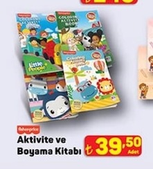Fisher-Price Aktivite Ve Boyama Kitabı