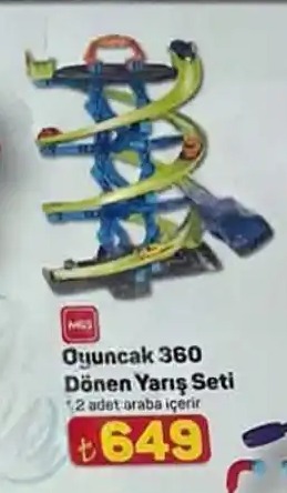 Mcd Oyuncak 360 Dönen Yarış Seti