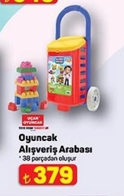 Uçar Oyuncak Oyuncak Alışveriş Arabası
