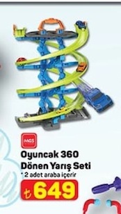 Mgs Oyuncak 360 Dönen Yarış Seti