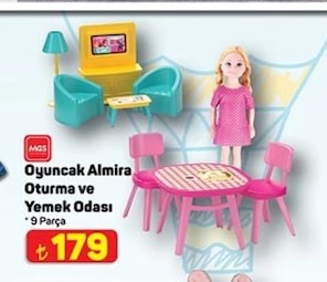 Mgs Oyuncak Almira Oturma Ve Yemek Odası