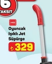 Oyuncak Işıklı Jet Süpürge