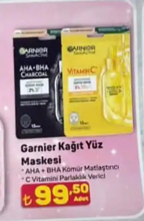 Garnier Kağıt Yüz Maskesi