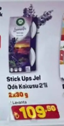 Air Wick Stick Ups Jel Oda Kokusu 2X30 G