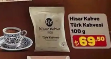 Hisar Kahve Türk Kahvesi 100G
