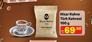 Hisar Kahve Türk Kahvesi 100 G
