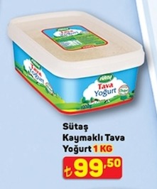 Sütaş Kaymaklı Tava Yoğurt 1 Kg