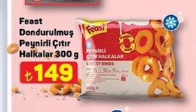 Feast Dondurulmus Peynirli Citir Halkalar 300G