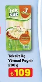 Üç Yöresel Peynir 200 G