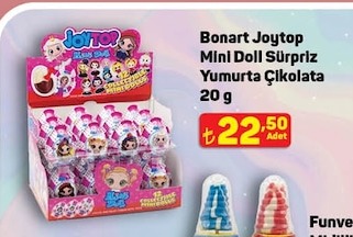 Bonart Joytop Mini Doll Surpriz Yumurta Cikolata 20 G