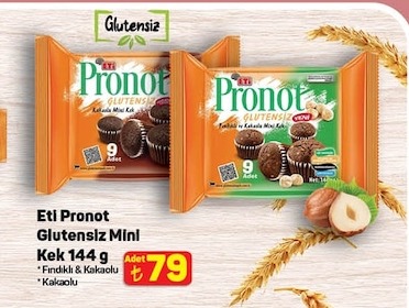 Eti Pronot Glutensiz Mini Kek 144 G