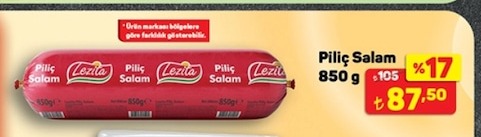 Lezita Piliç Salam 850 G