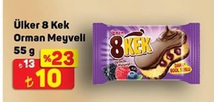Ülker 8 Kek Orman Meyveli 55G