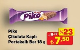Piko Çikolata Kaplı Portakallı Bar 18G
