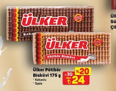 Ülker Pötibör Bisküvi 175 G