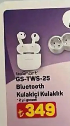 Gosmart Gs-Tws-25 Bluetooth Kulakici Kulaklik 2 Yil Garanti