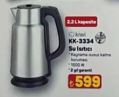 Kiwi Kk-3334 Su Isıtıcı