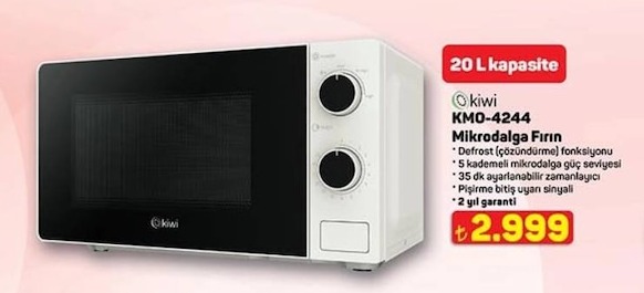 Kiwi Kmo-4244 Mikrodalga Fırın