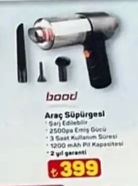 Bood Araç Süpürgesi