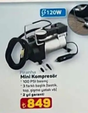 Piranha Mini Kompresör