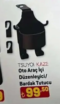 Tsuyoi Kaze Oto Araç Içi Düzenleyici/Bardak Tutucu