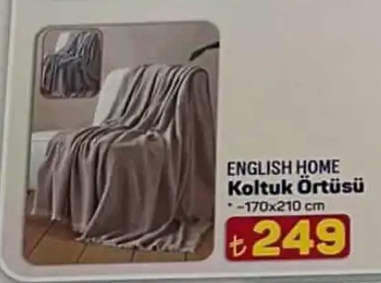 English Home Koltuk Örtüsü 170X210 Cm