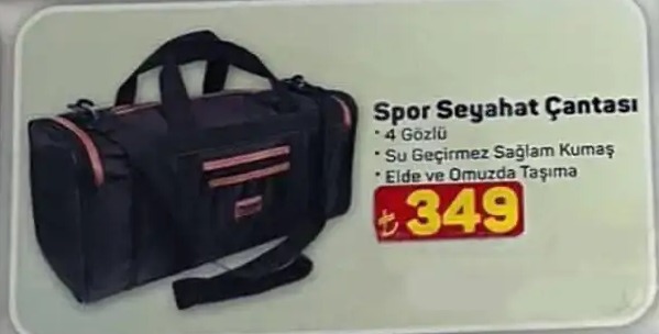 Spor Seyahat Çantası